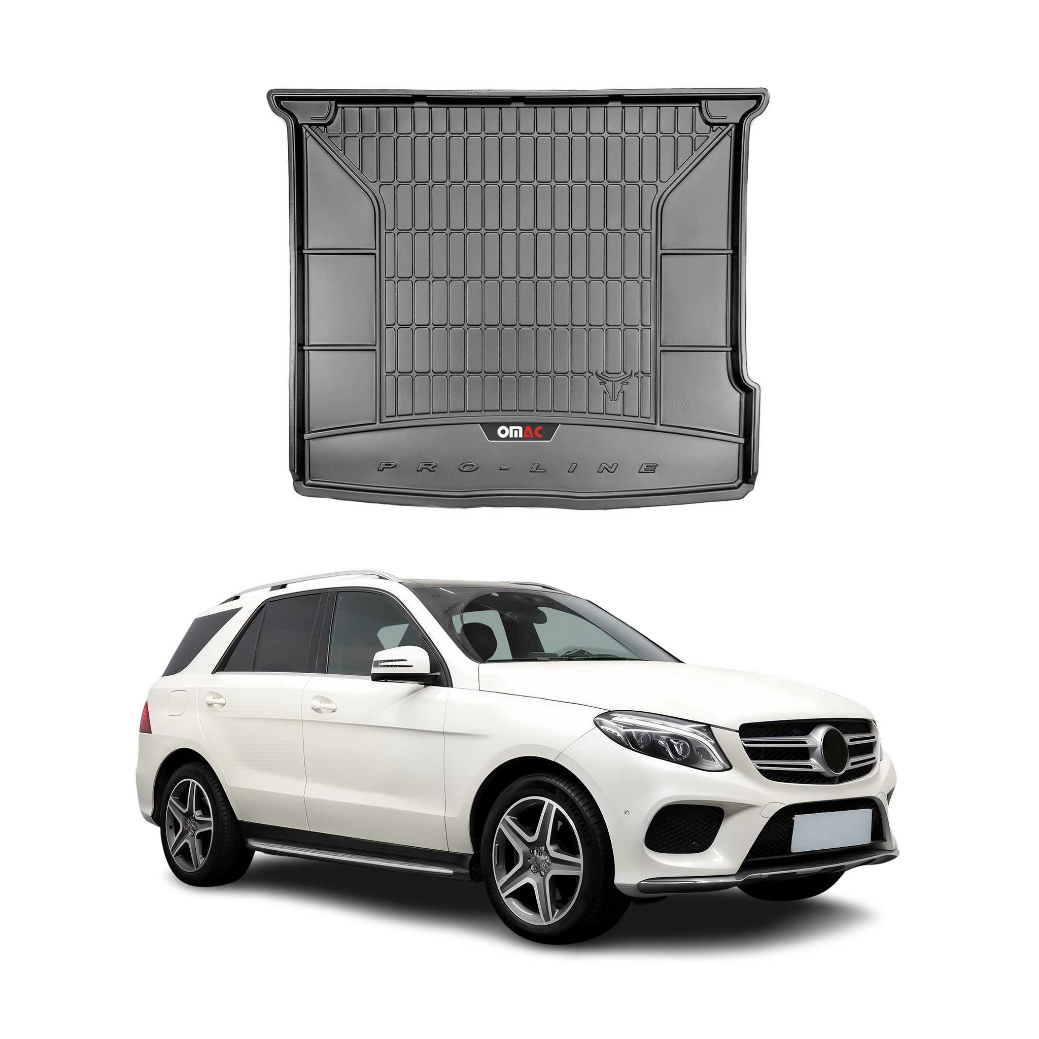 2016-2022 Mercedes GLC Class X253 Premium Cargo Liner Trunk Mat All Weather Heavy Duty Black