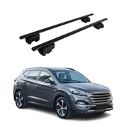 2016-2021 Hyundai Tucson Roof Rack Cross Bars Black