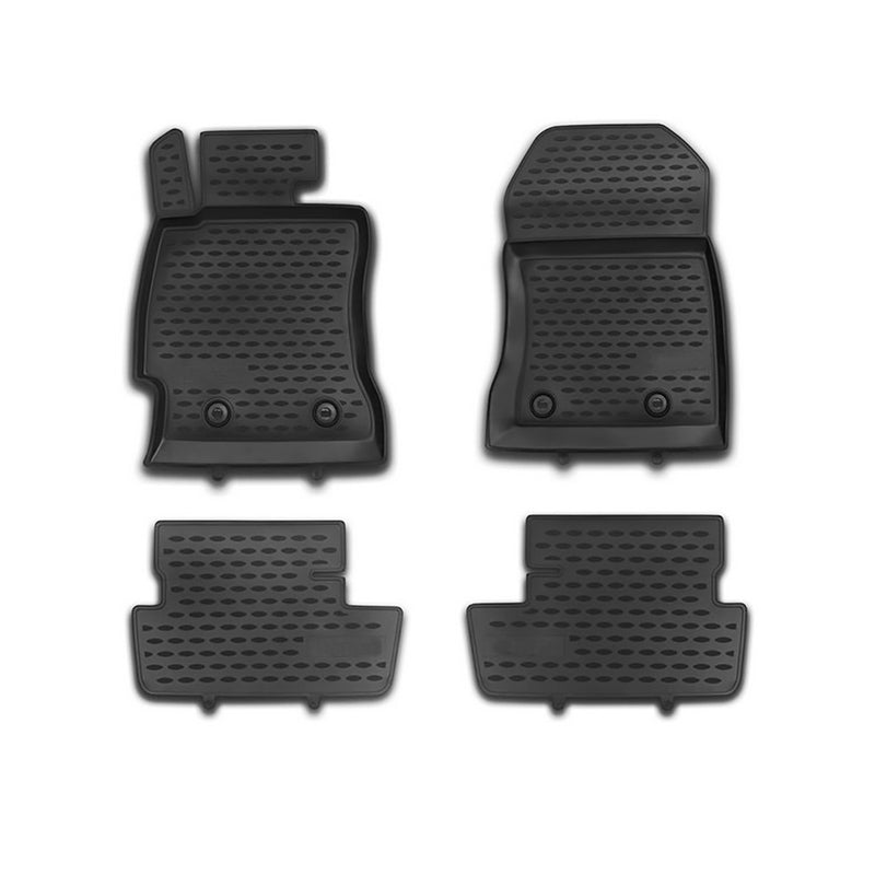 2017-2020 Toyota 86 Floor Mats Liners Full Set All Weather Black