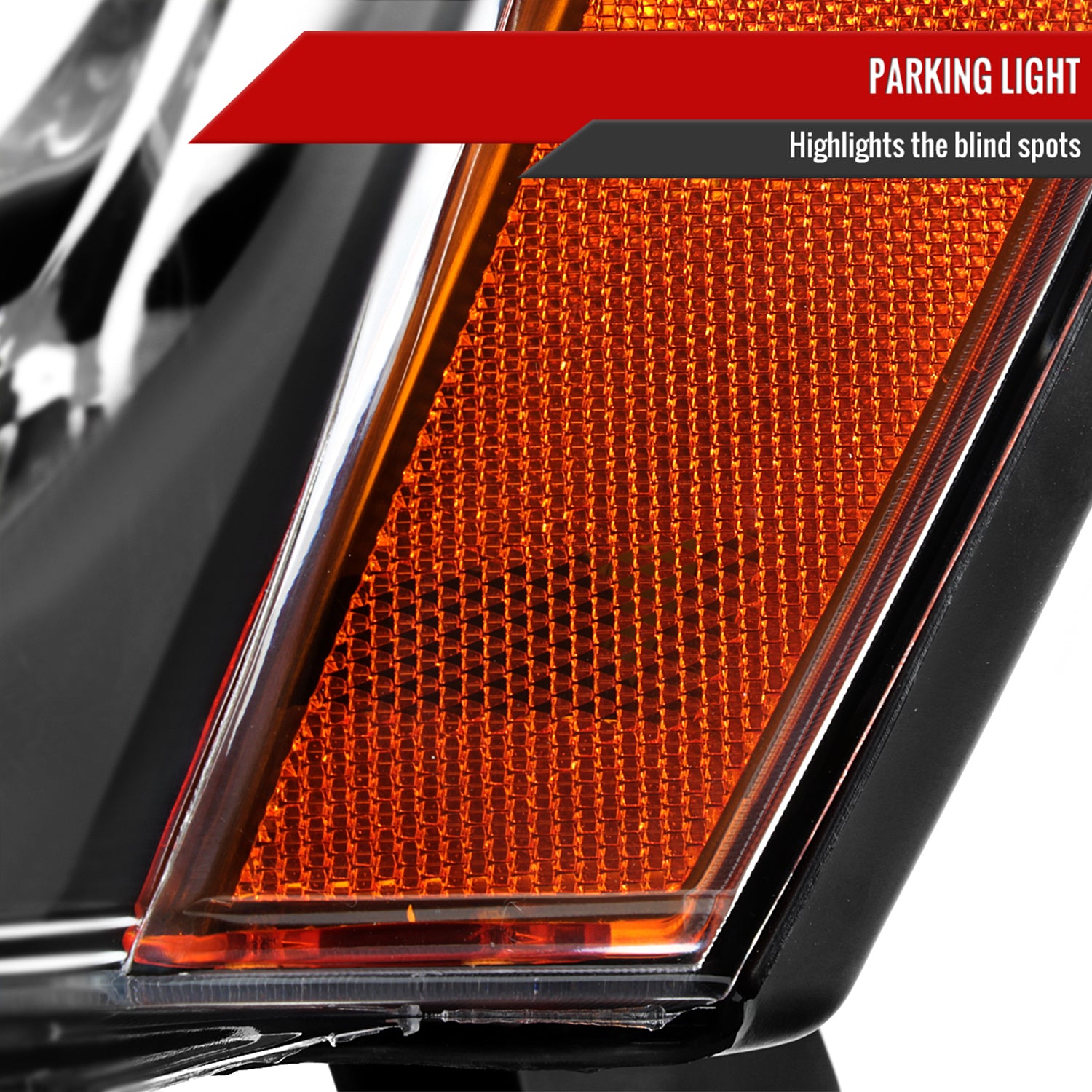 2005-2007 Jeep Grand Cherokee Factory Style Headlights Matte Black/Clear Lens