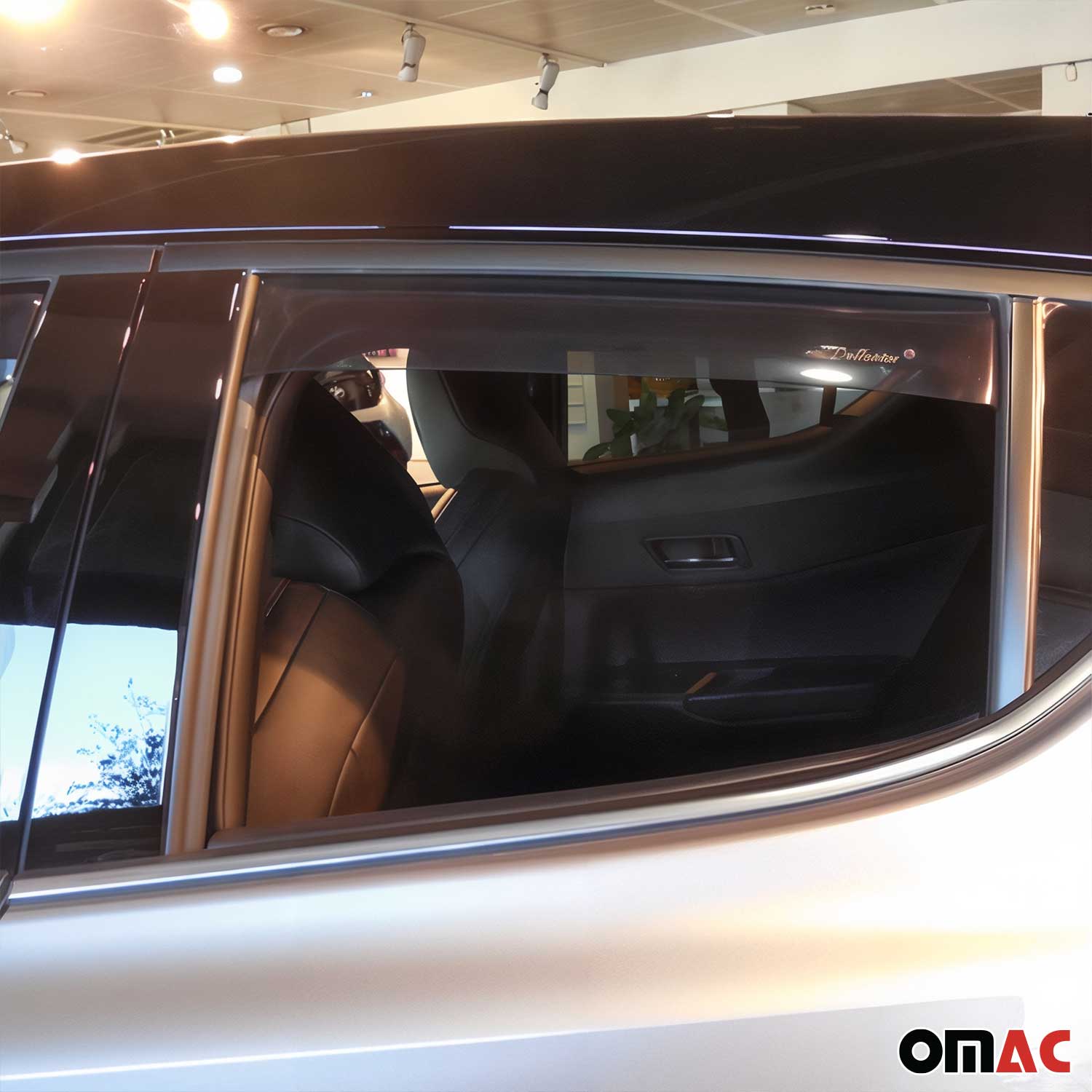 2018-2022 Toyota C-HR Window Visor Vent Rain Deflector 4Pcs Smoke