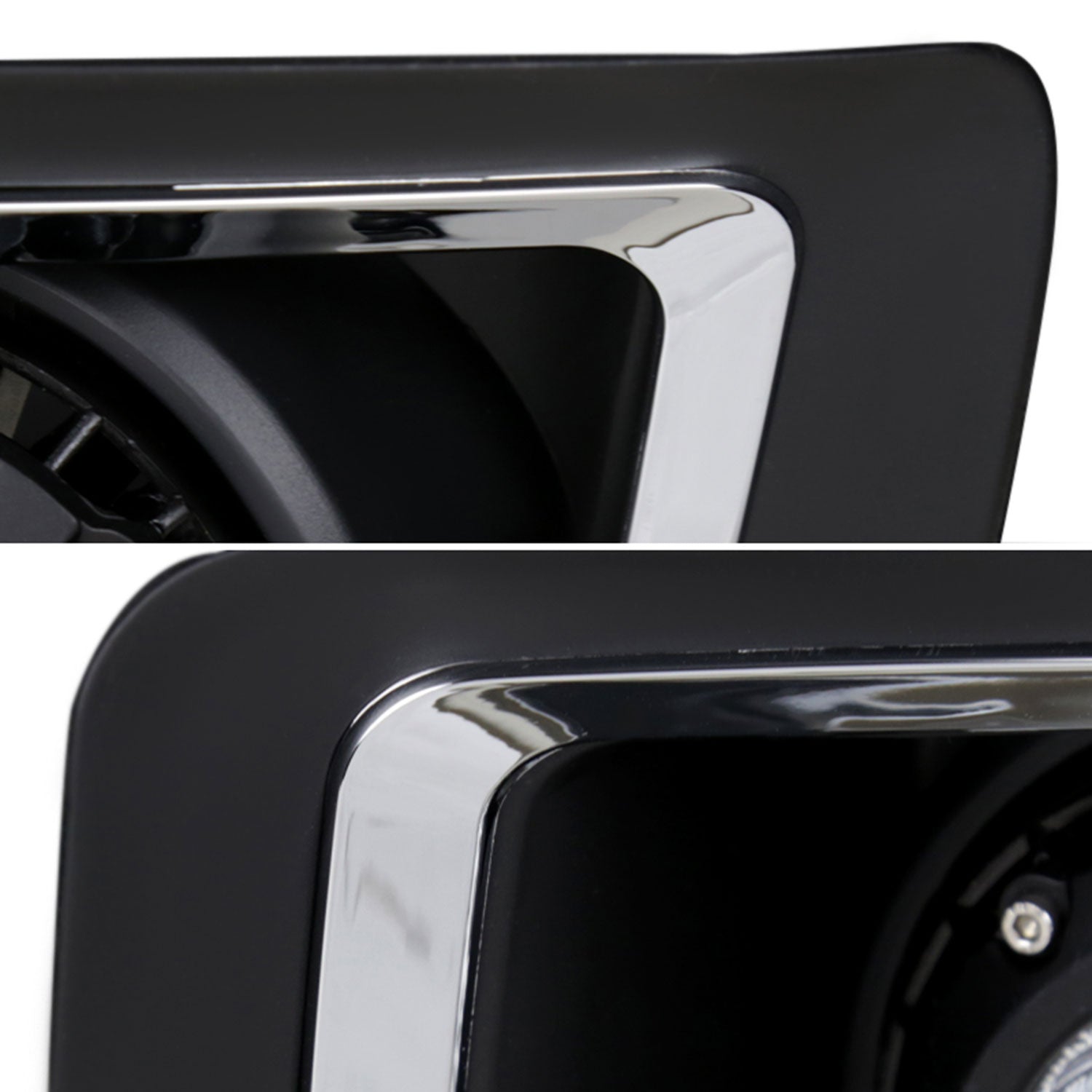 2015-2018 GMC Sierra 2500HD/3500HD 6-LED Fog Lights Kit Chrome/Clear Lens