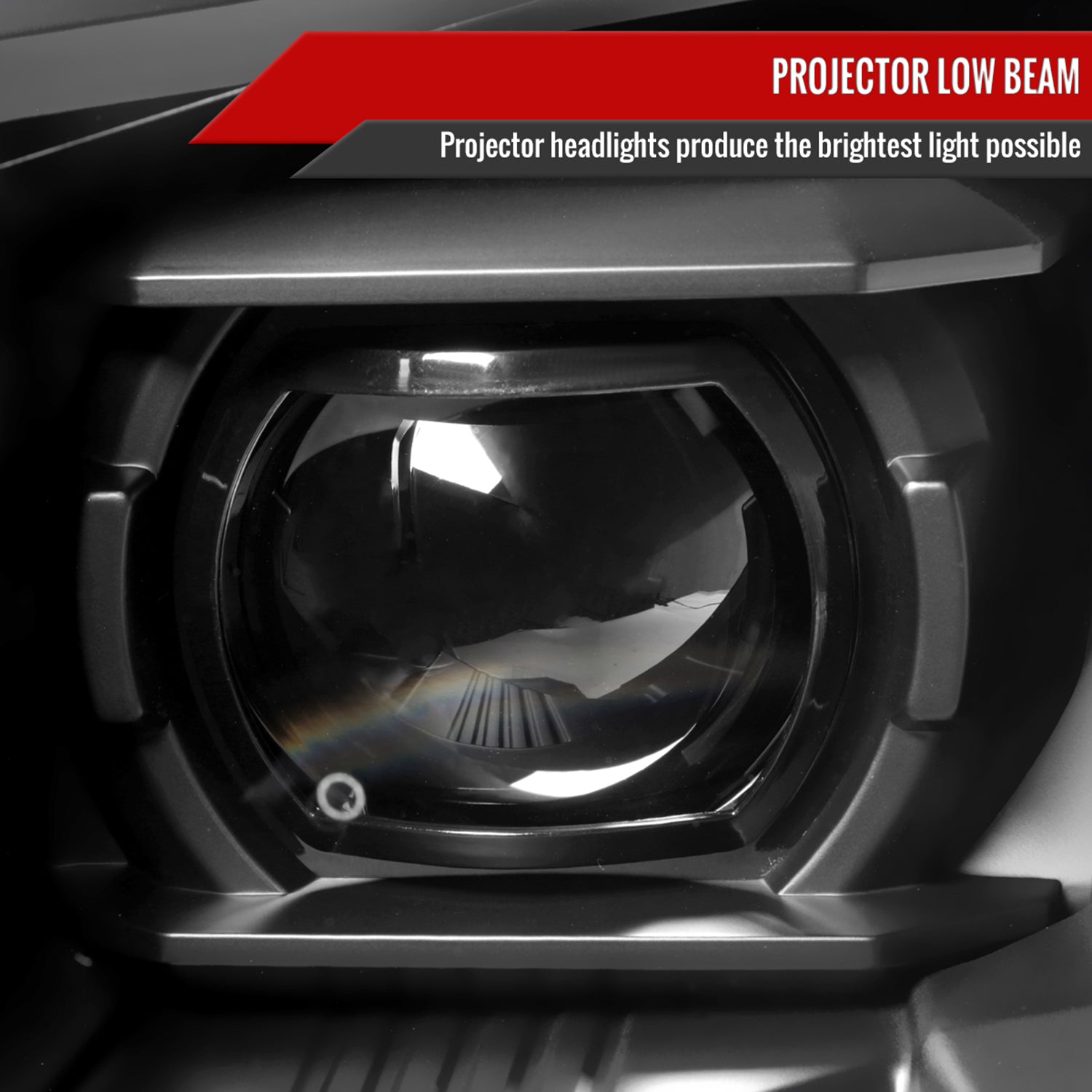 2010-2016 Cadillac SRX Full Sequential LED DRL Projector Headlights Matt Black