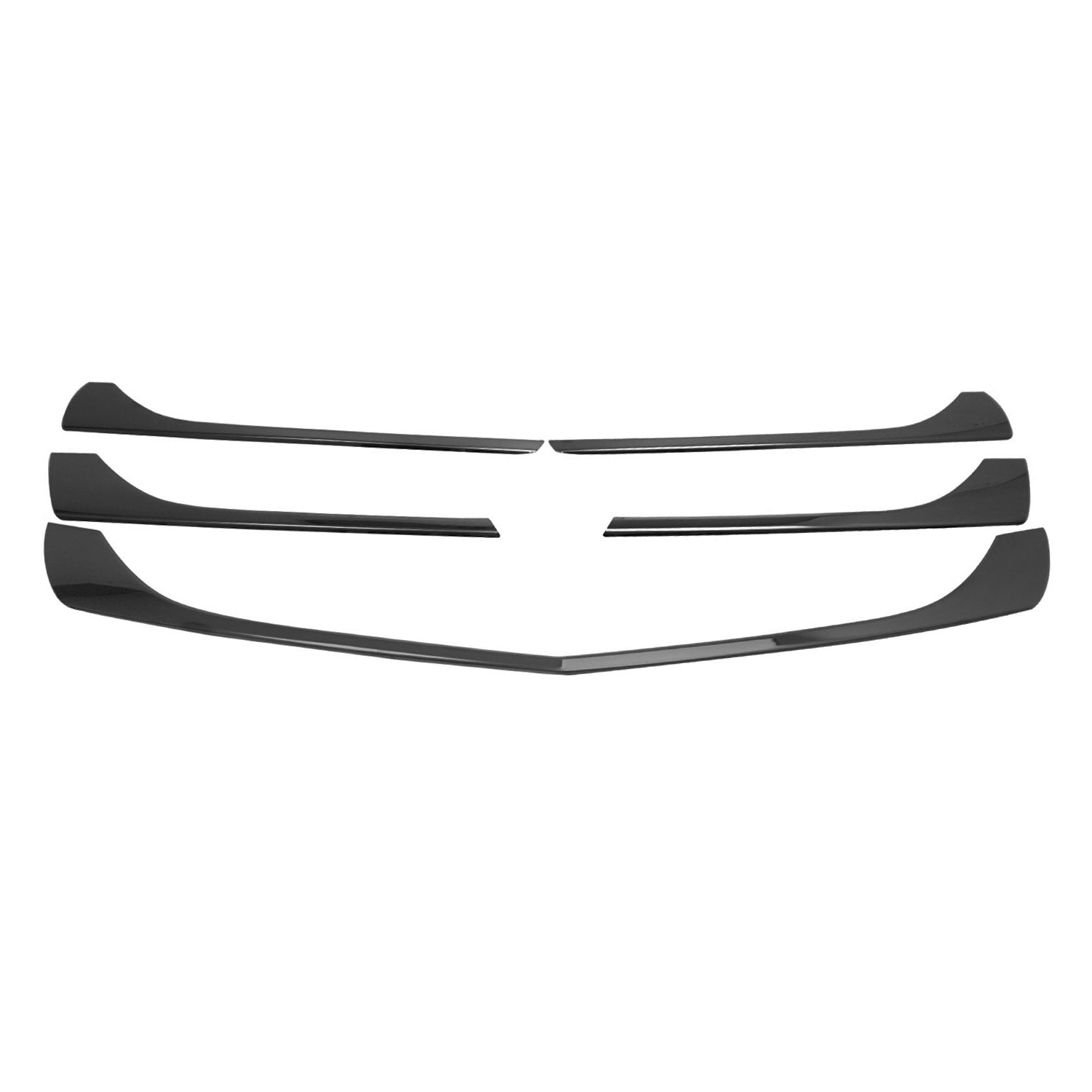 2016-2020 Mercedes Metris Front Bumper Grill Trim Molding S. Steel Dark 5x