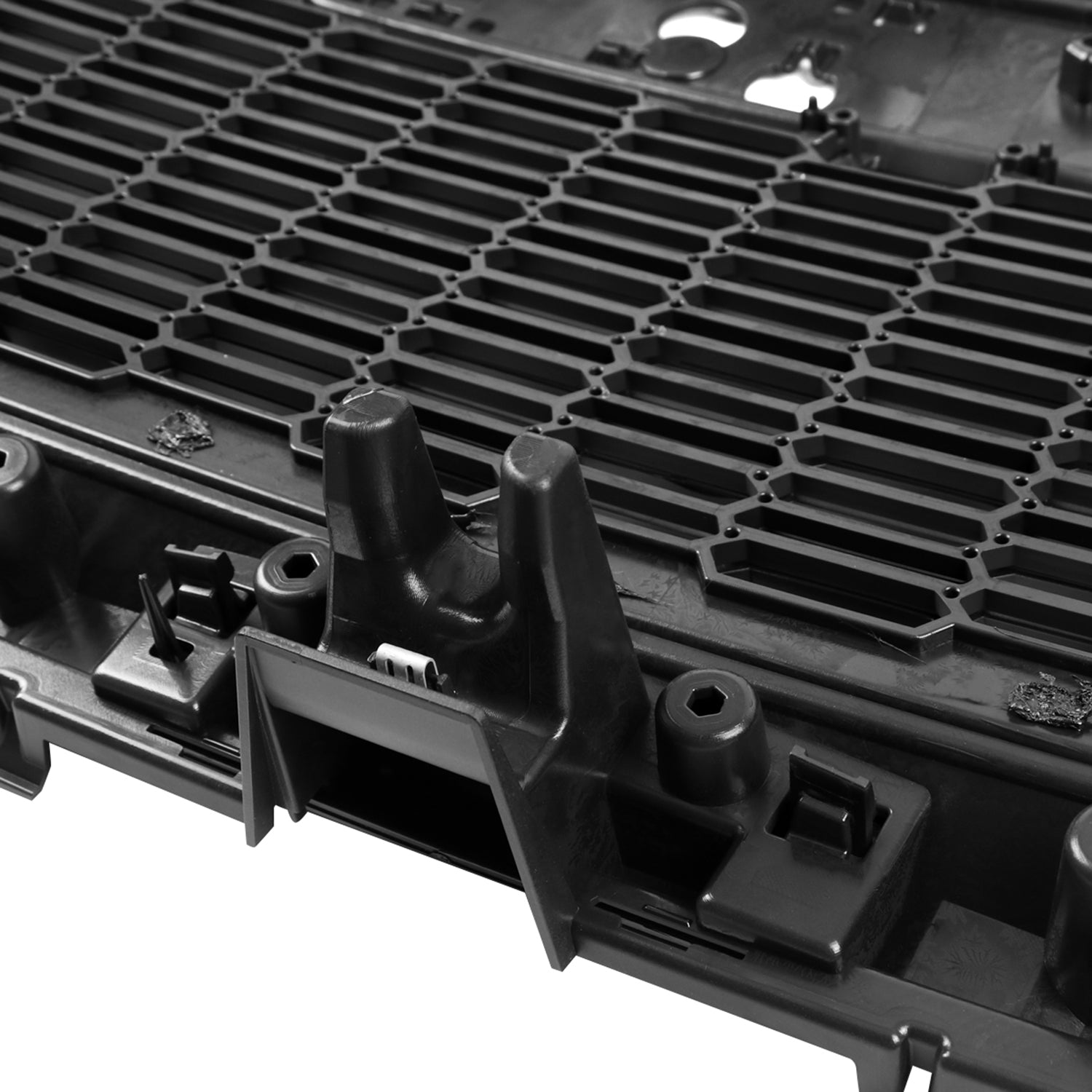 2021-2023 GMC Yukon/Yukon XL Denali Style Front Glossy Black Mesh Grille