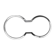 2011-2016 Kia Sportage Cup Holder Frame Inner Molding Trim Silver Stainless Steel 1Pc