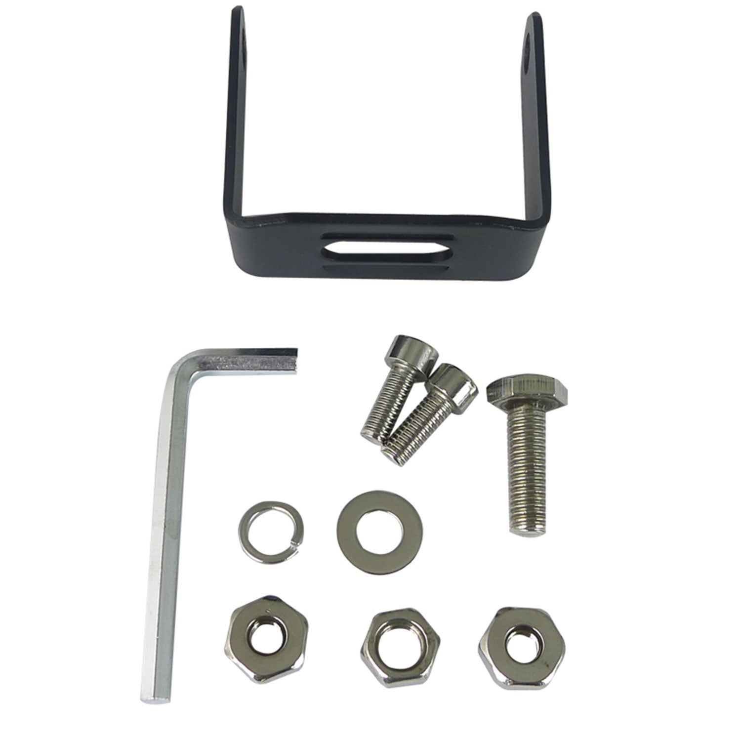 Universal Off Road 6000k Flood Beam 16W 4-LED Cube Fog Light Mounting Bracket