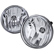 2007-2014 GMC Sierra 1500 2500HD/3500HD H8 Fog Lights Kit Chrome/Clear Lens