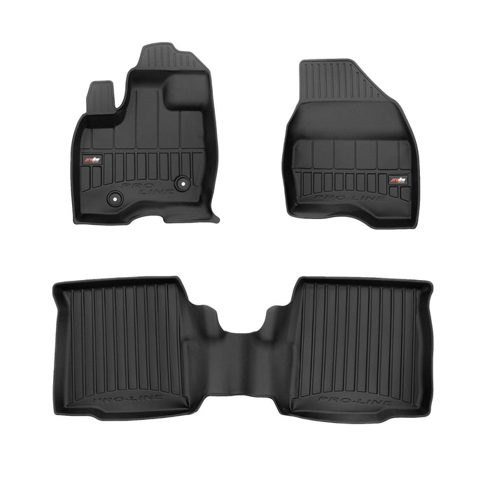 OMAC Premium Floor Mats for Ford Explorer 2011-2015 Heavy Duty All-Weather 3pcs