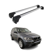 2007-2013 BMW X5 E70 Roof Rack Cross Bars Silver