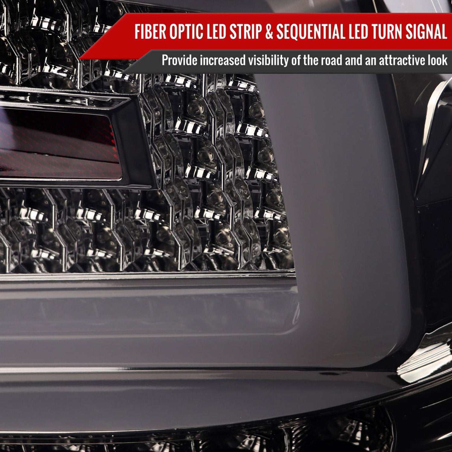 2008-2014 Subaru Impreza WRX/STI LED Turn Signal Tail lights Chrome/Smoke