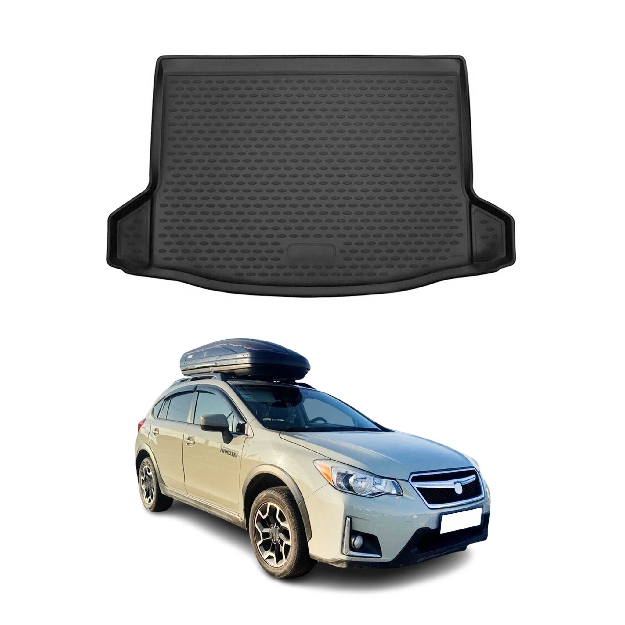 2013-2015 Subaru XV Crosstrek Cargo Liner Trunk Mat All Weather Black