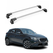 2016-2021 Mazda CX-3 Roof Rack Cross Bars Silver