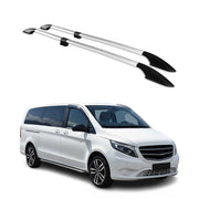 2016-2024 Mercedes Metris Long Wheel Base Roof Rack Rails Side Rails Silver
