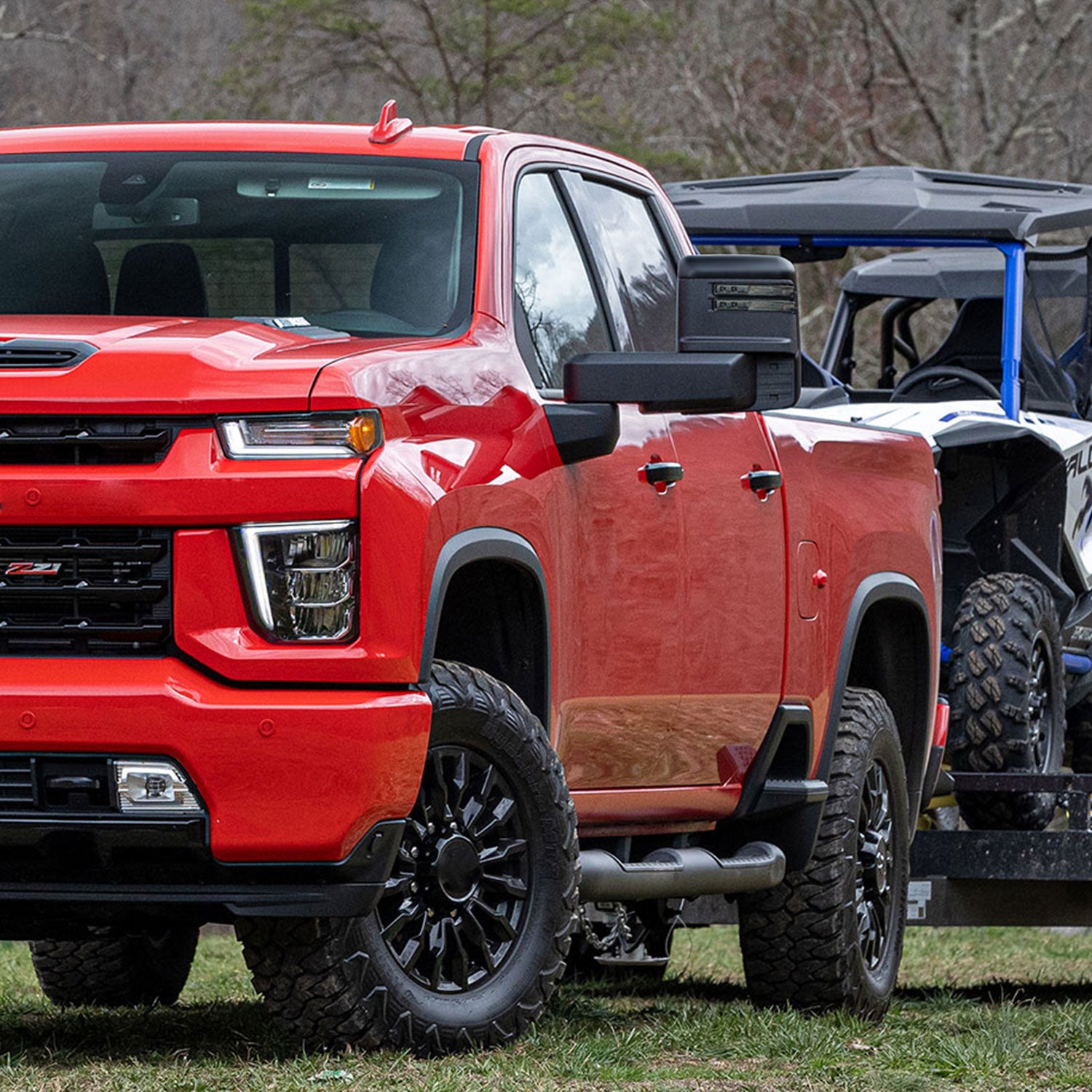 2020-2024 Chevy Silverado /Sierra 2500HD/3500HD Heated Towing Mirrors Smoke