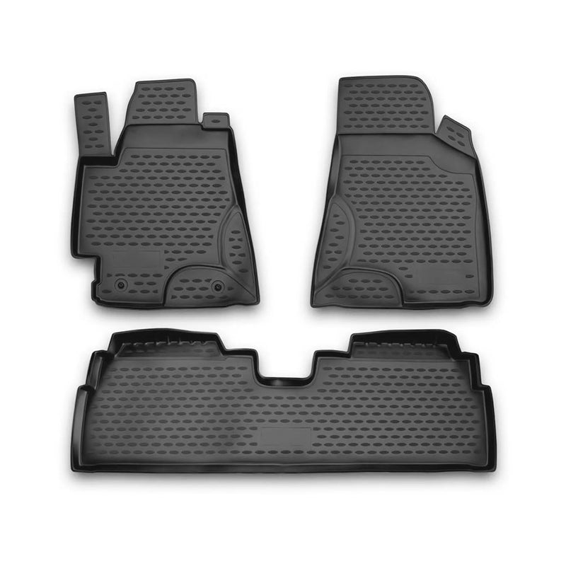 2001-2007 Toyota Highlander Floor Mats Liners Full Set All Weather Black