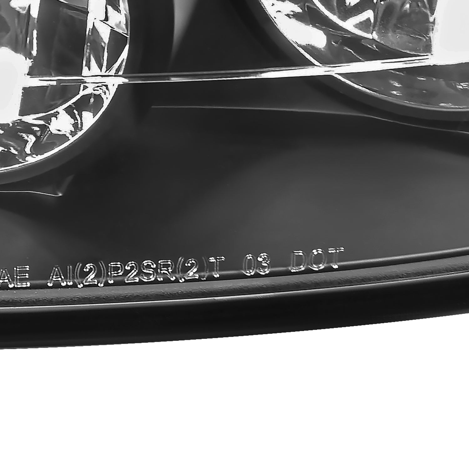 2006-2011 Honda Civic Sedan Tail Lights Matte Black Housing/Red Clear Lens