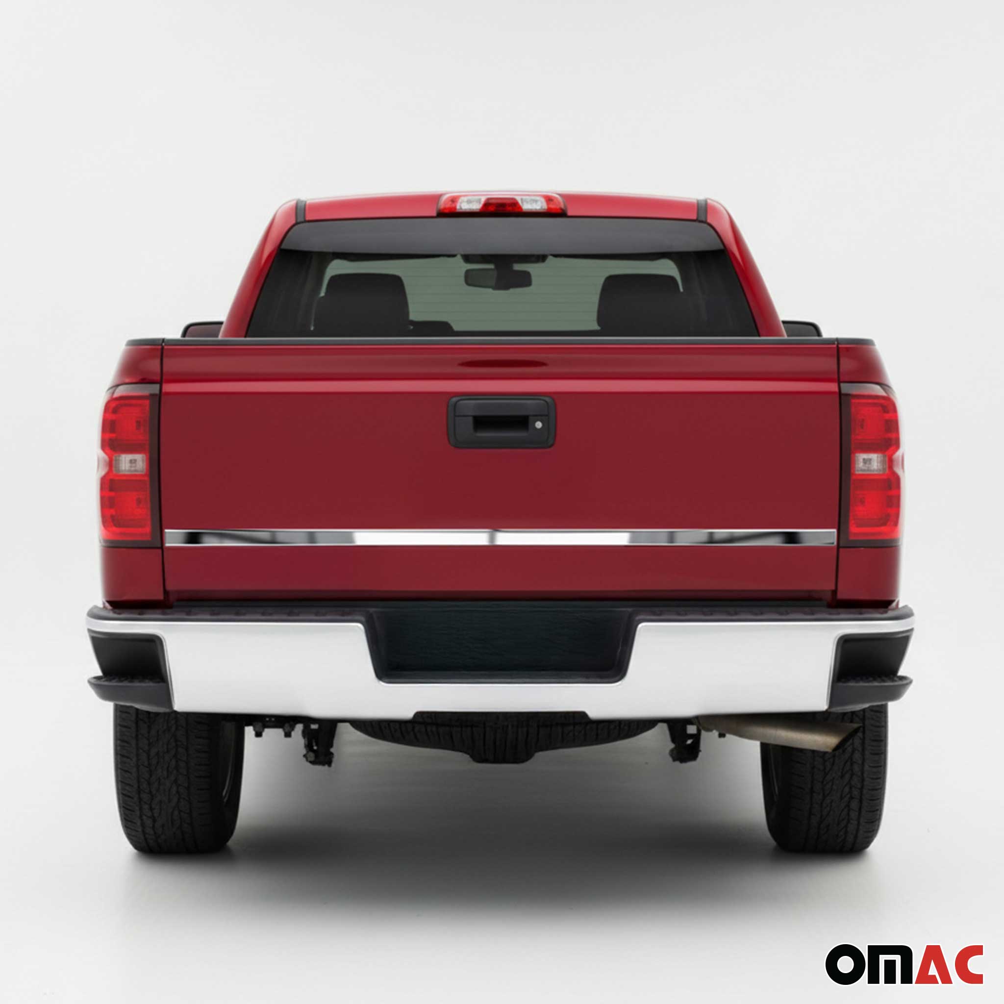 2014-2019 GMC Sierra 1500/2500/3500 HD Rear Trunk Molding Trim Stainless Steel Silver 1Pc