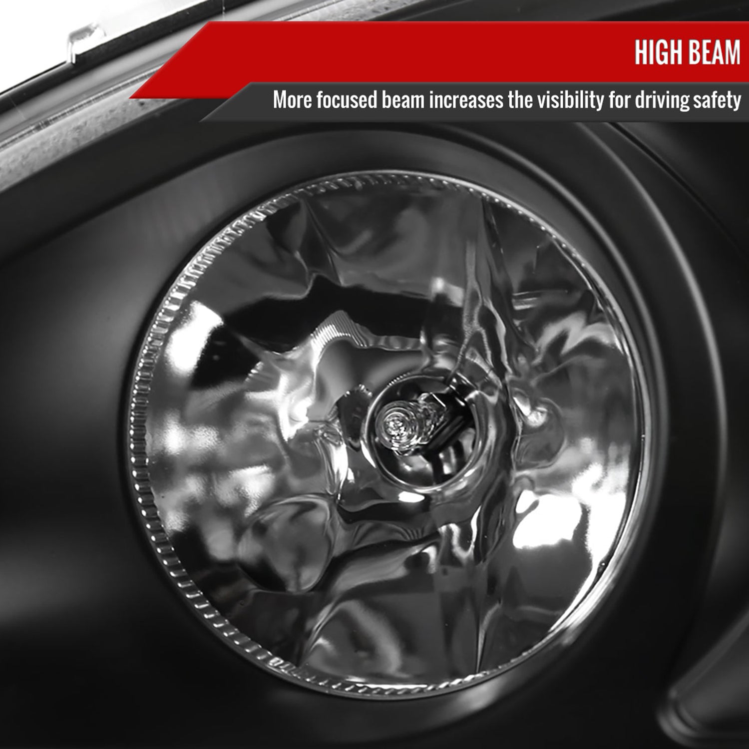 2002-2005 Mercedes Benz W163 ML Class Projector Headlights SMD LED Light Black