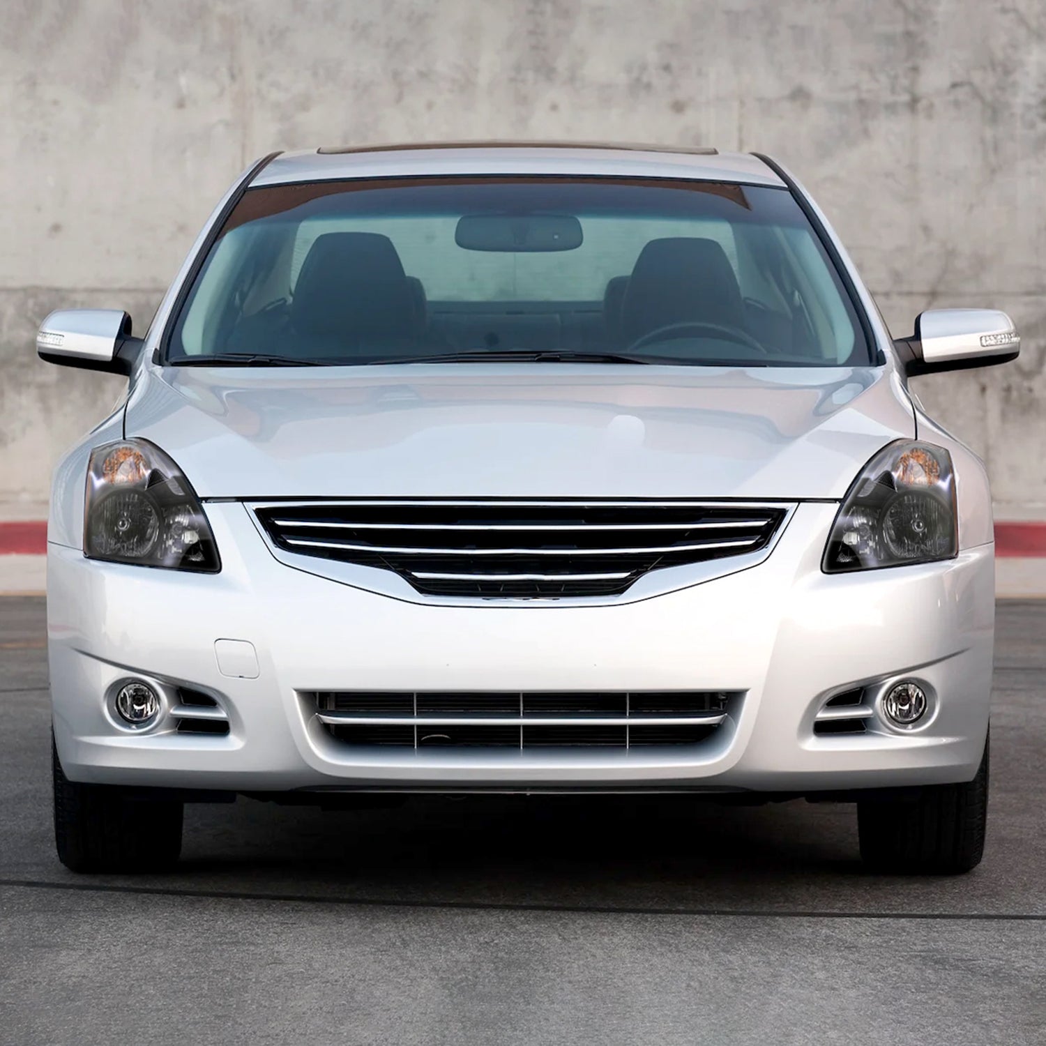 2010-2012 Nissan Altima Sedan Factory Style Headlights Matte Black/Clear Lens