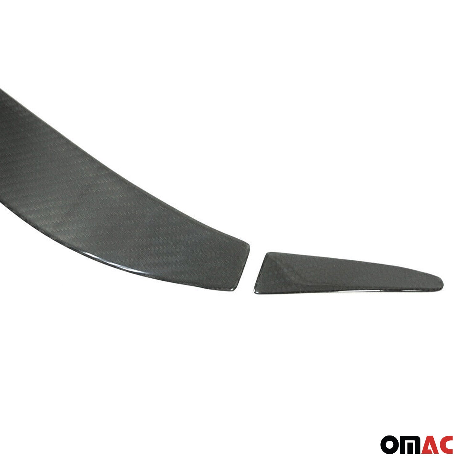 2019-2024 Jeep Renegade Rear Trunk Molding Trim Carbon Fiber Black 3 Pcs