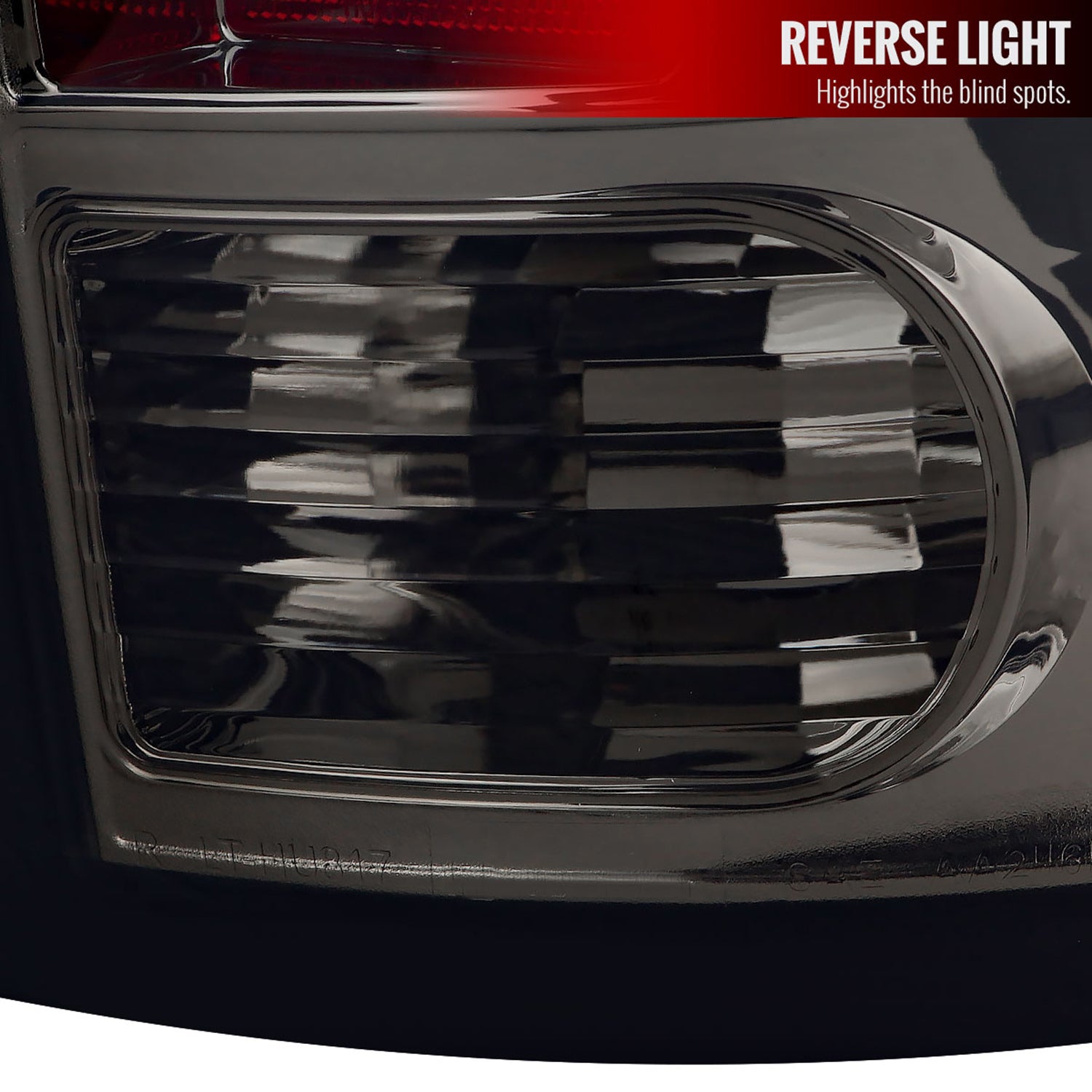 2009-2018 Dodge RAM 1500 2500 3500 White Bar LED Tail Lights Chrome/Smoke