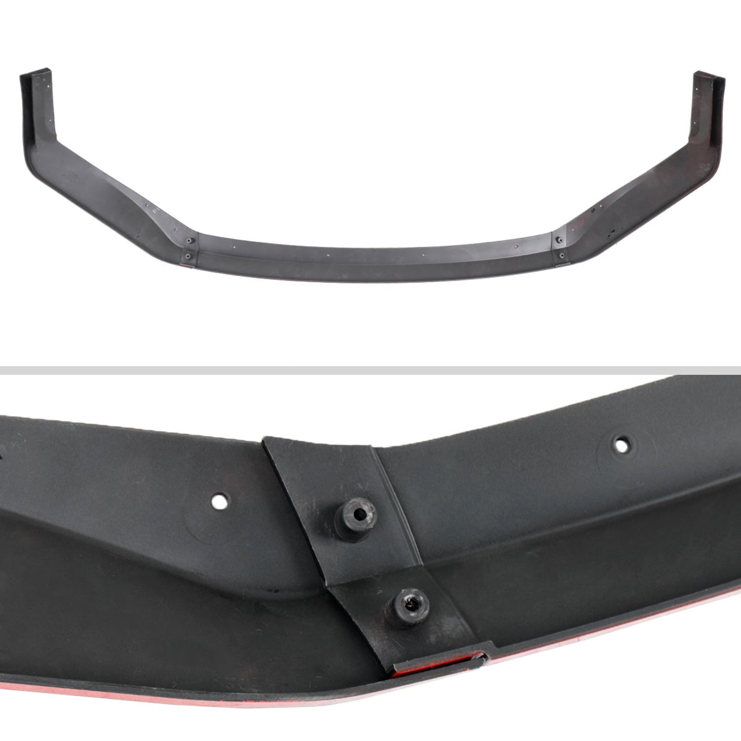 2017-2020 Lexus IS200t/IS300/IS350 Black/Red Front Bumper Lip Splitter Kit