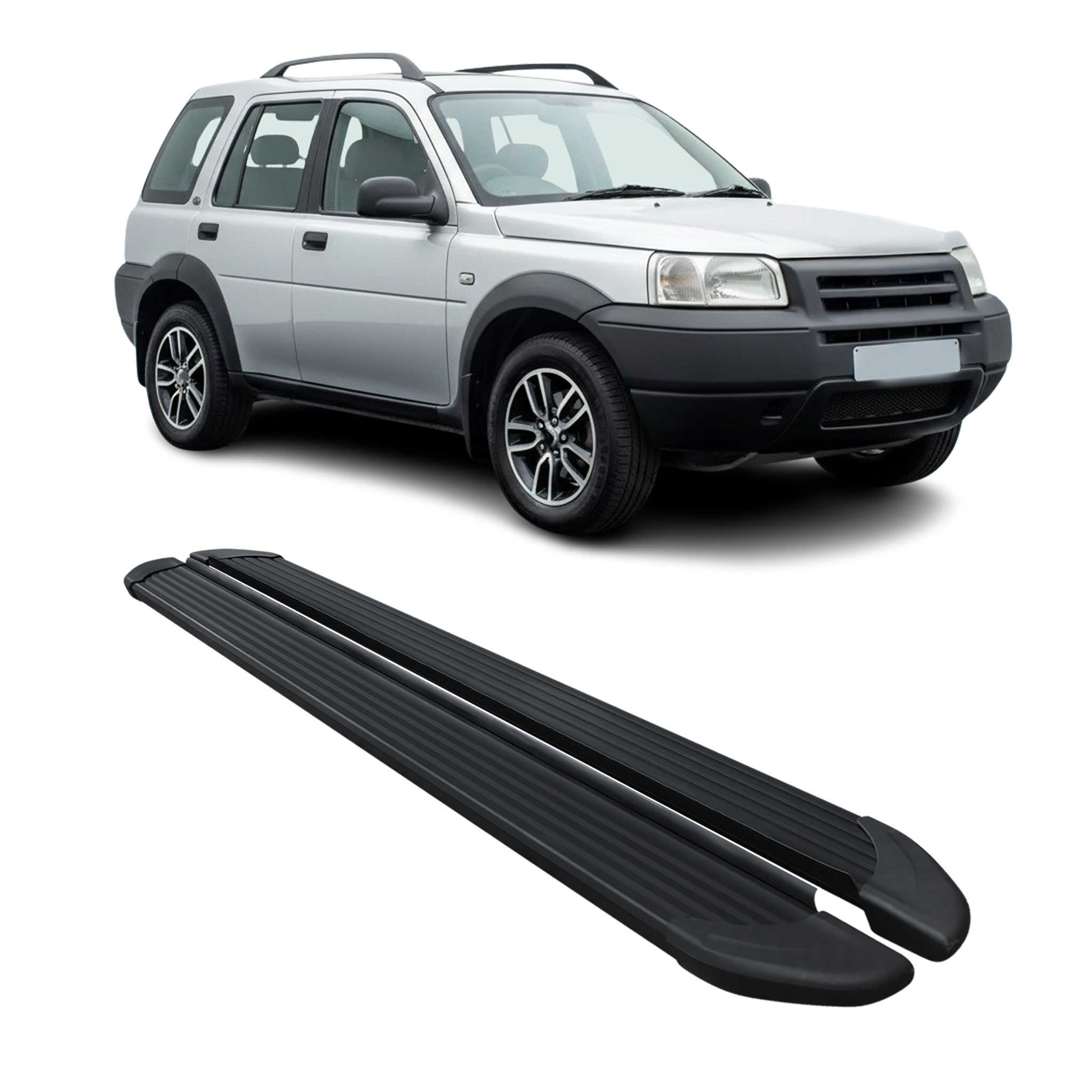 1996-2006 Land Rover Freelander Running Boards Side Steps Black