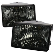 1993-1998 Jeep Grand Cherokee Factory Style Headlights Chrome/Smoke Lens