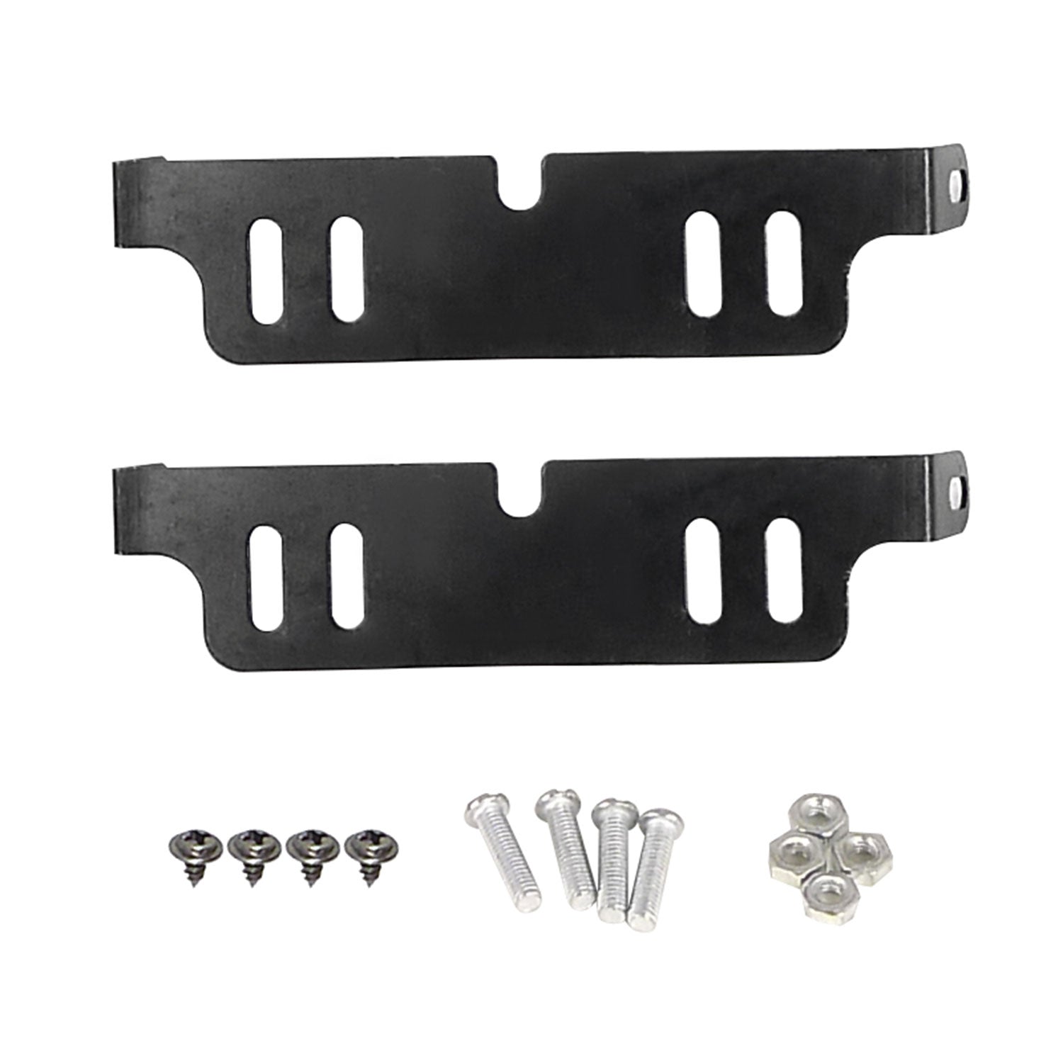 Universal 4W 8 LED 6000K Daytime Running Lights Chrome Housing/Clear Lens