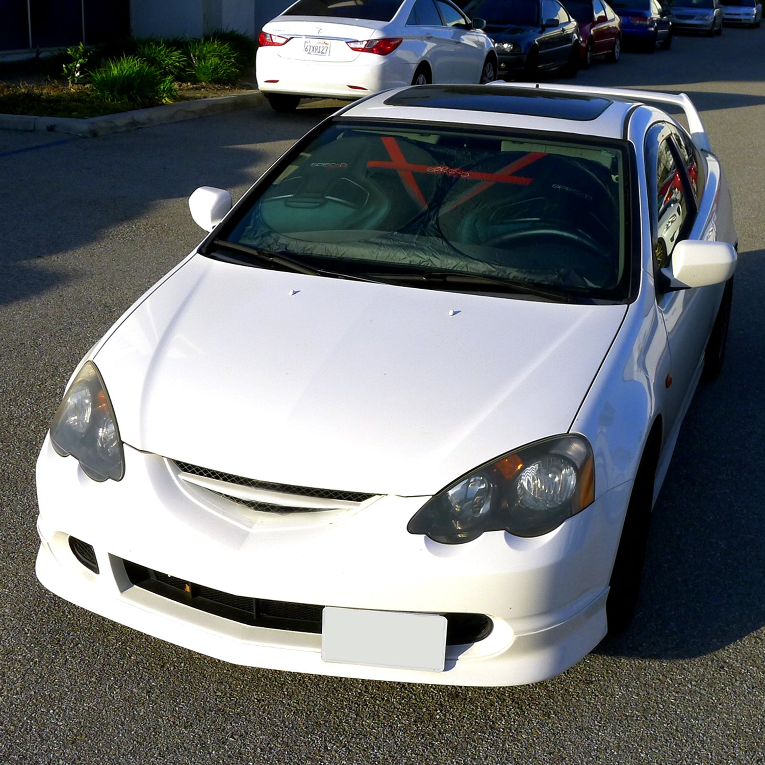 Universal Spec-D Tuning Front Glass Window Windshield Sun Shade UV Block