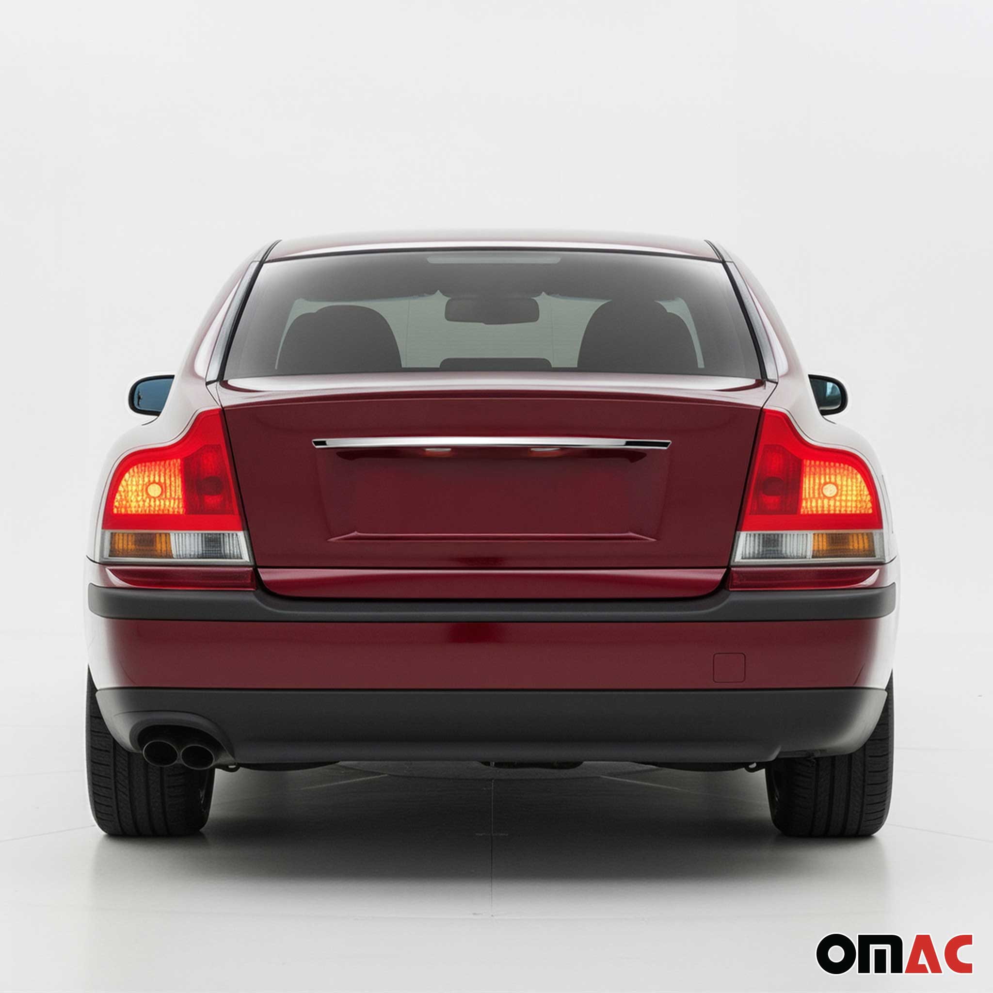 2011-2018 Volvo S60 Rear Trunk Tailgate Door Handle Cover Stainless Steel Silver 1Pc