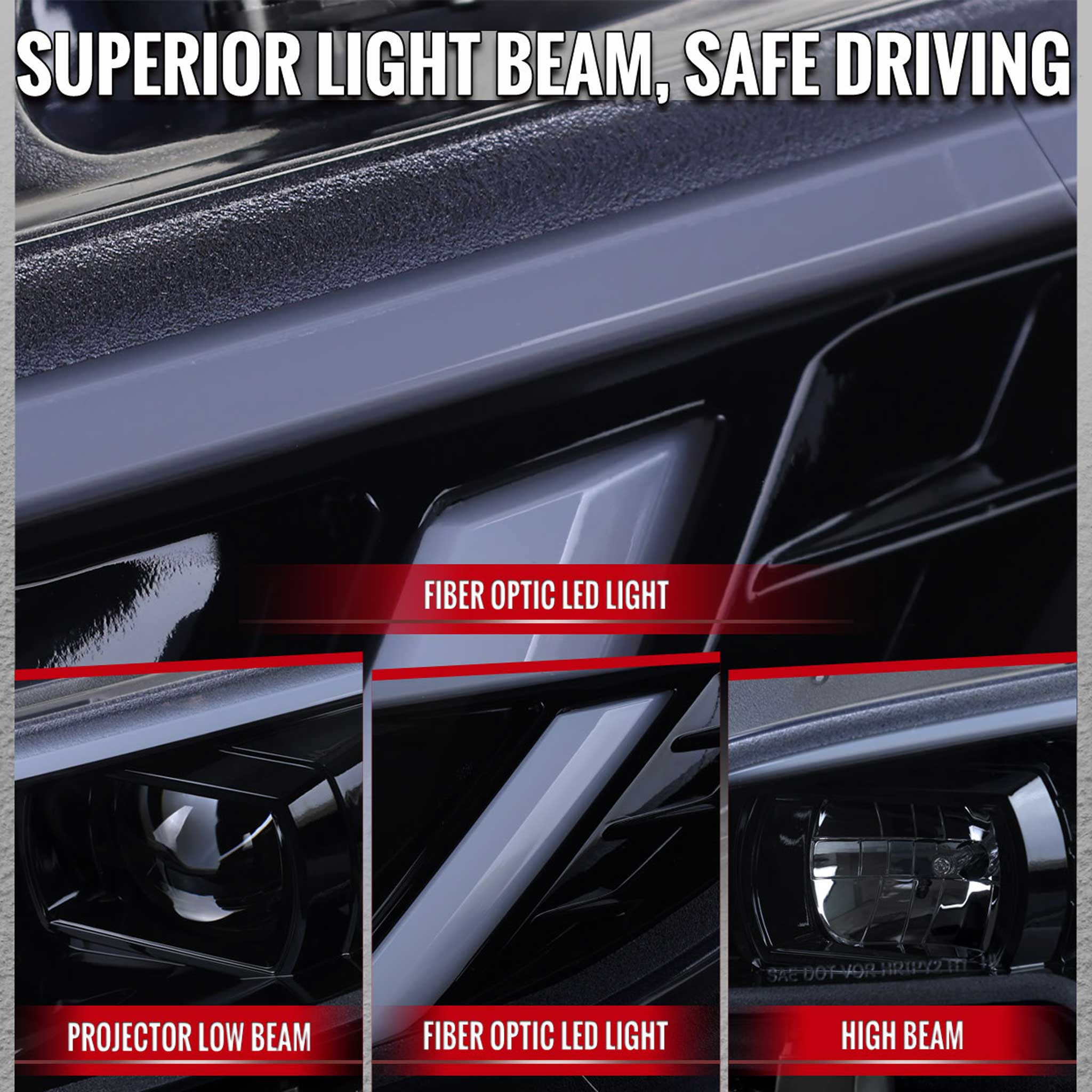 For Honda Civic 2016-2021 Projector Headlights Sequential DRL Glossy Black Housing Smoked Lens