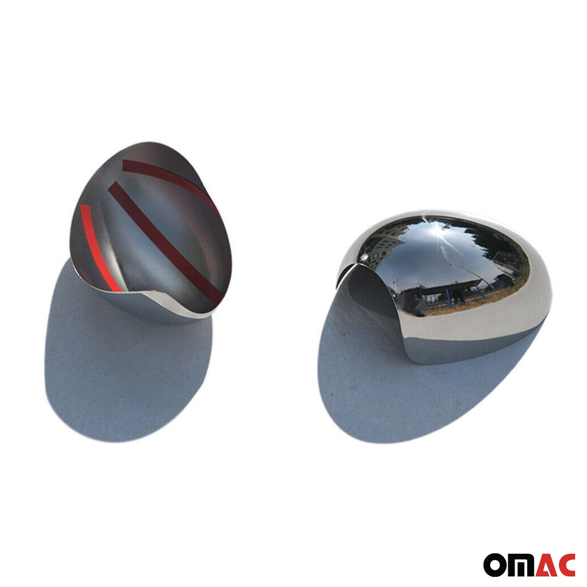 2013-2016 Mini Cooper Paceman R61 Side Mirror Cover Caps Stainless Steel Silver 2 Pcs