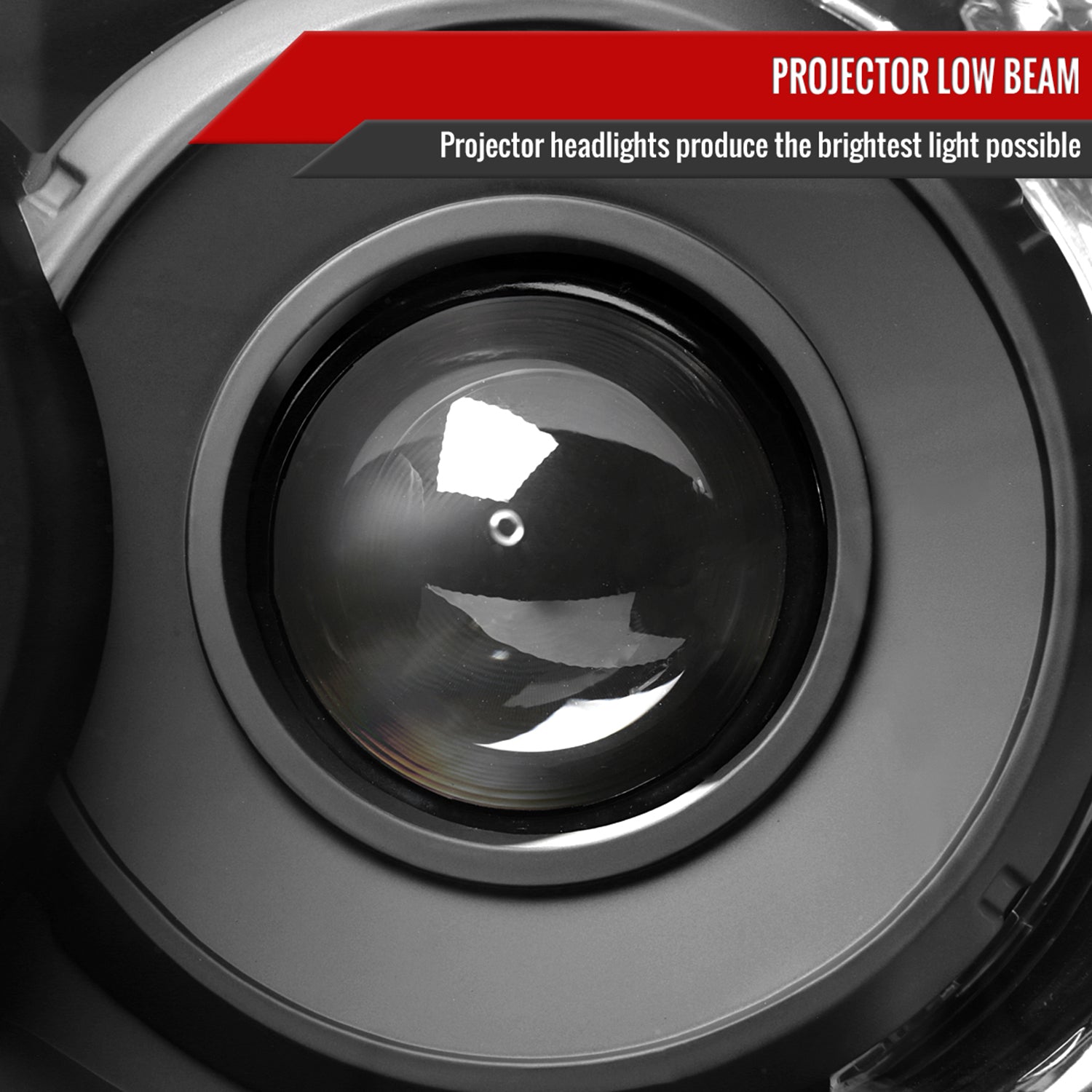 2006-2009 Toyota 4Runner SR5 Limited Projector Headlights Matt Black/Clear