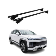 Top Roof Racks Cross Bars for Hyundai Ioniq 9 2026 Black Aluminium 2Pcs