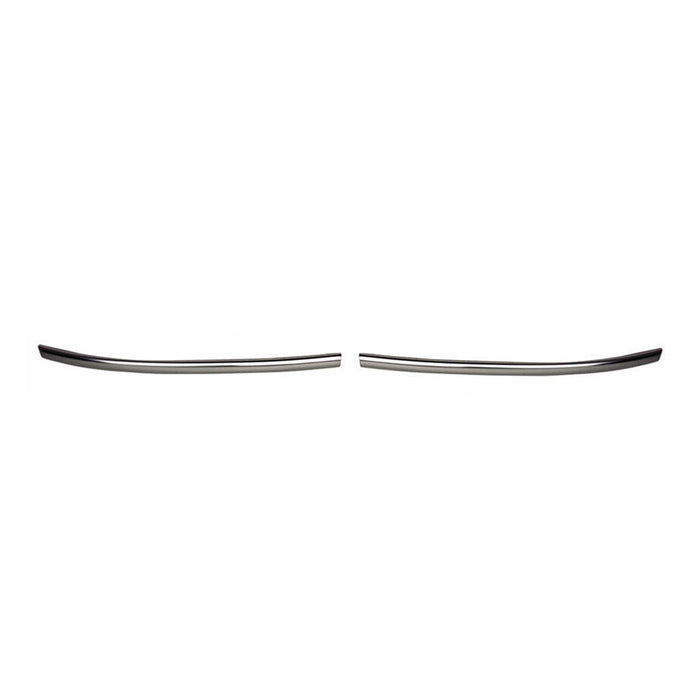 Front Bumper Grill Trim Molding for VW Caddy 2015-2020 Steel Silver 2 Pcs