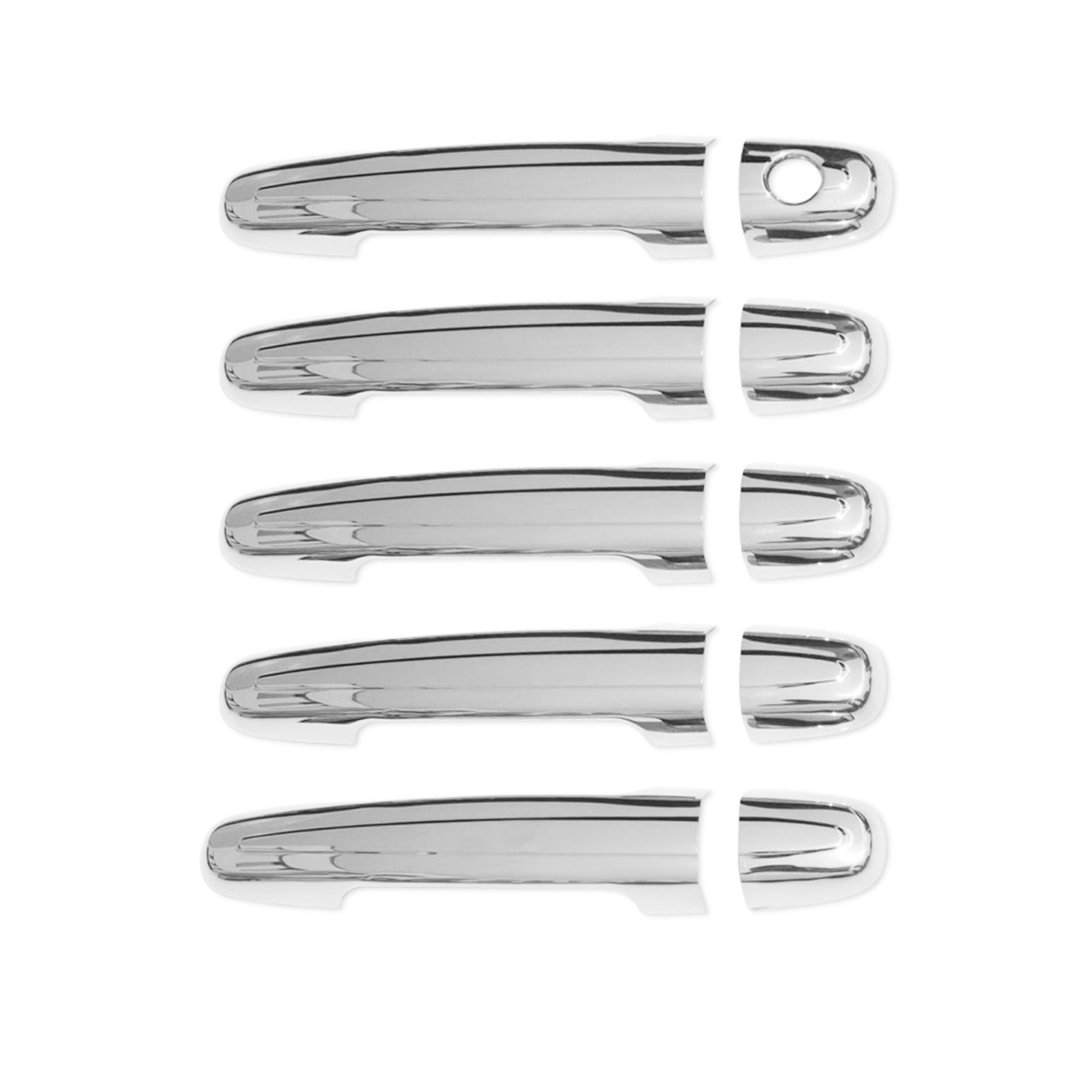 2006-2012 Toyota RAV4 Car Door Handle Cover Protector Stainless Steel Chrome 10 Pcs
