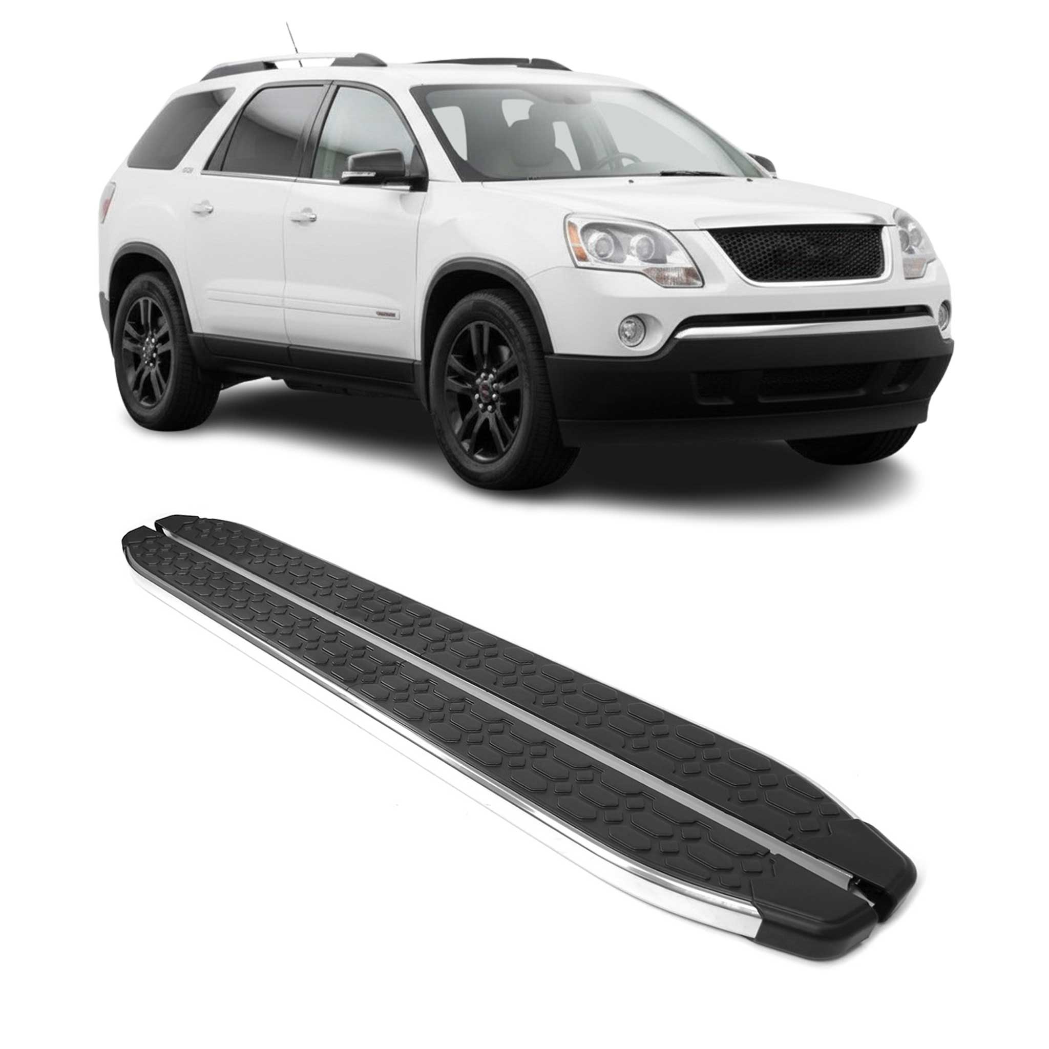 2007-2016 GMC Acadia/Saturn Outlook Nerf Bar Side Step Running Boards Alu 2Pcs