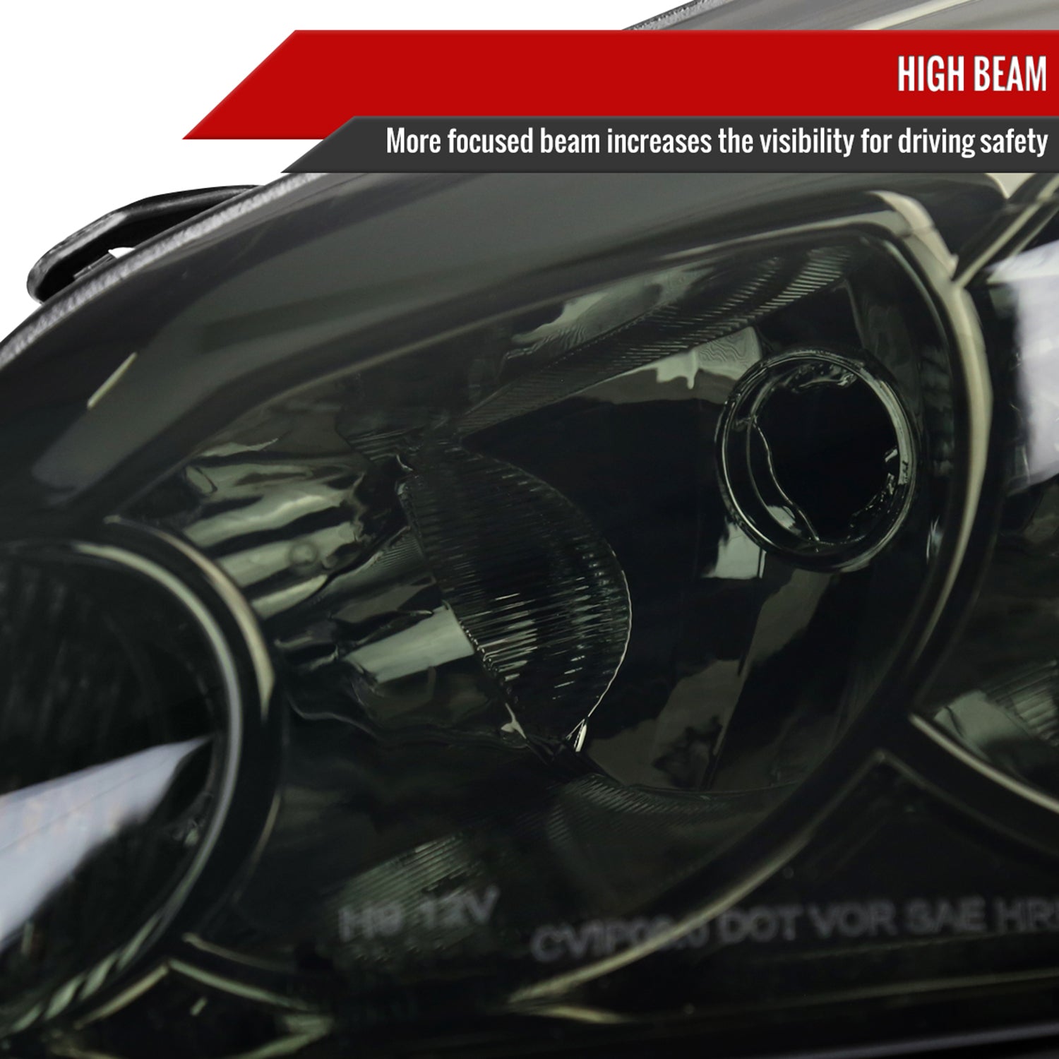 2006-2013 Chevy Impala/Monte Carlo/Impala Limited Factory Headlights Smoke