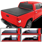 2007-2019 Toyota Tundra CrewMax 5'6" Short Bed Soft Quad-Fold Tonneau Cover