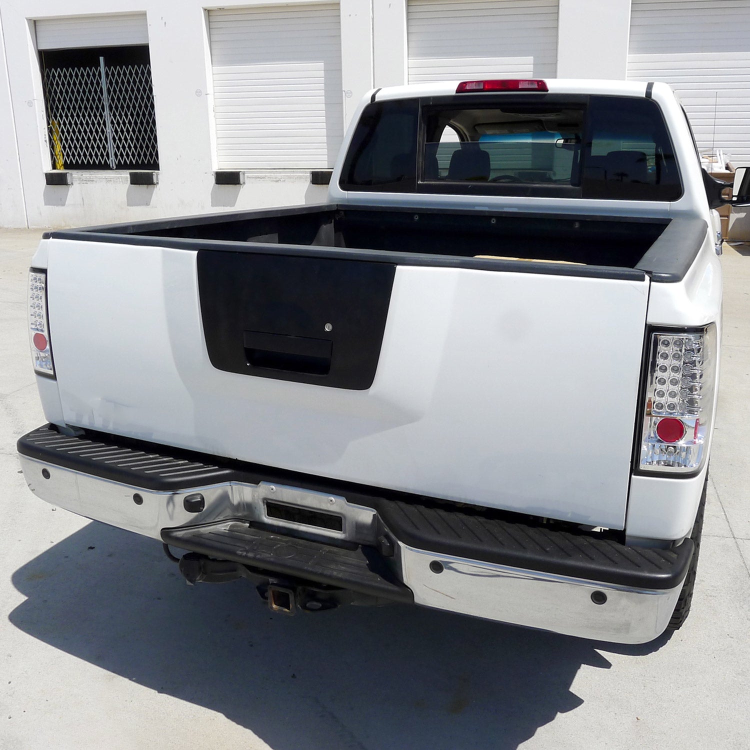 2004-2015 Nissan Titan LED Tail Lights Chrome Housing/Clear Lens