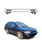 1993-1998 Subaru Legacy Wagon Roof Rack Cross Bars Silver