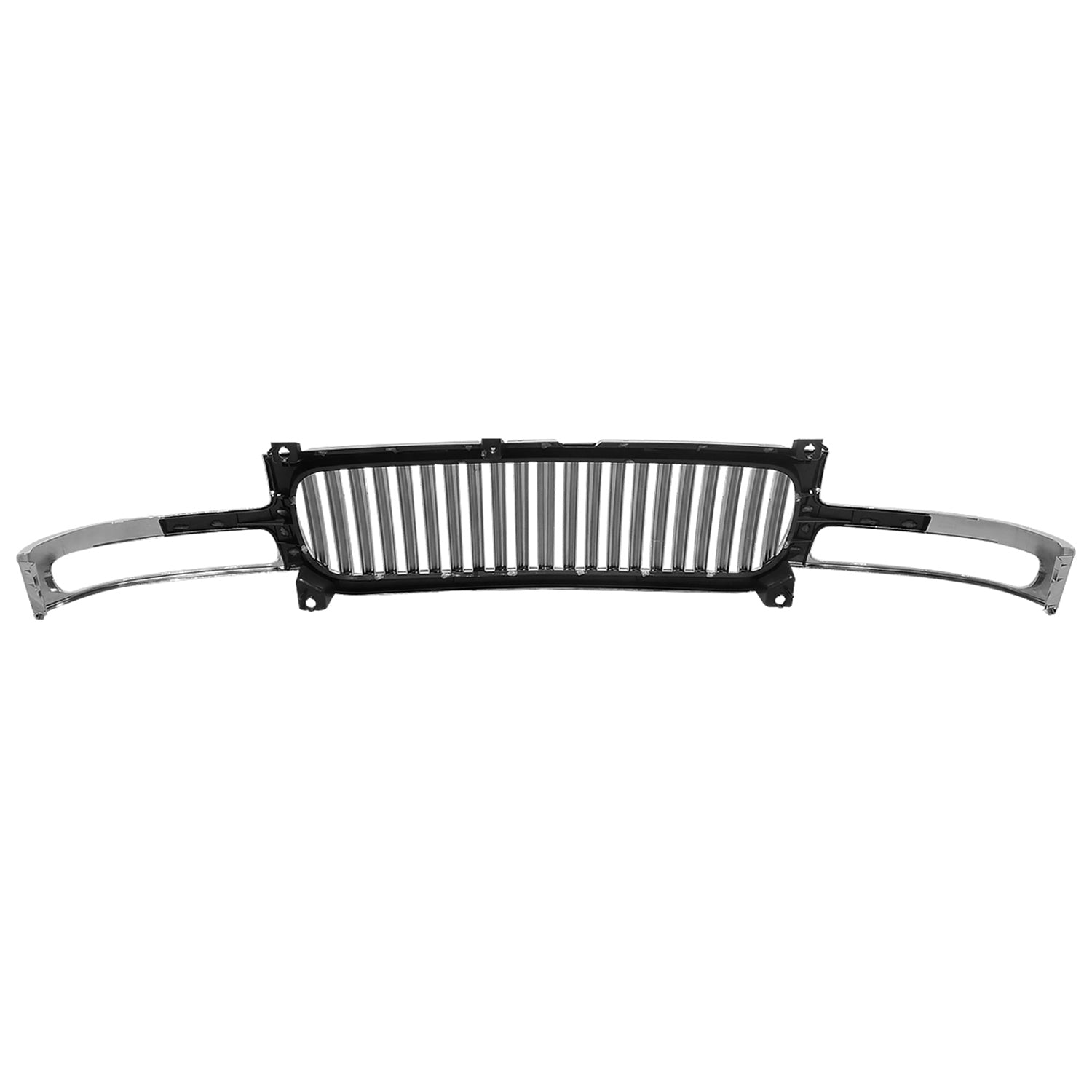 1999-2002 GMC Sierra 1500 2500LD/ 2000-2006 Yukon + XL Chrome Vertical Grille