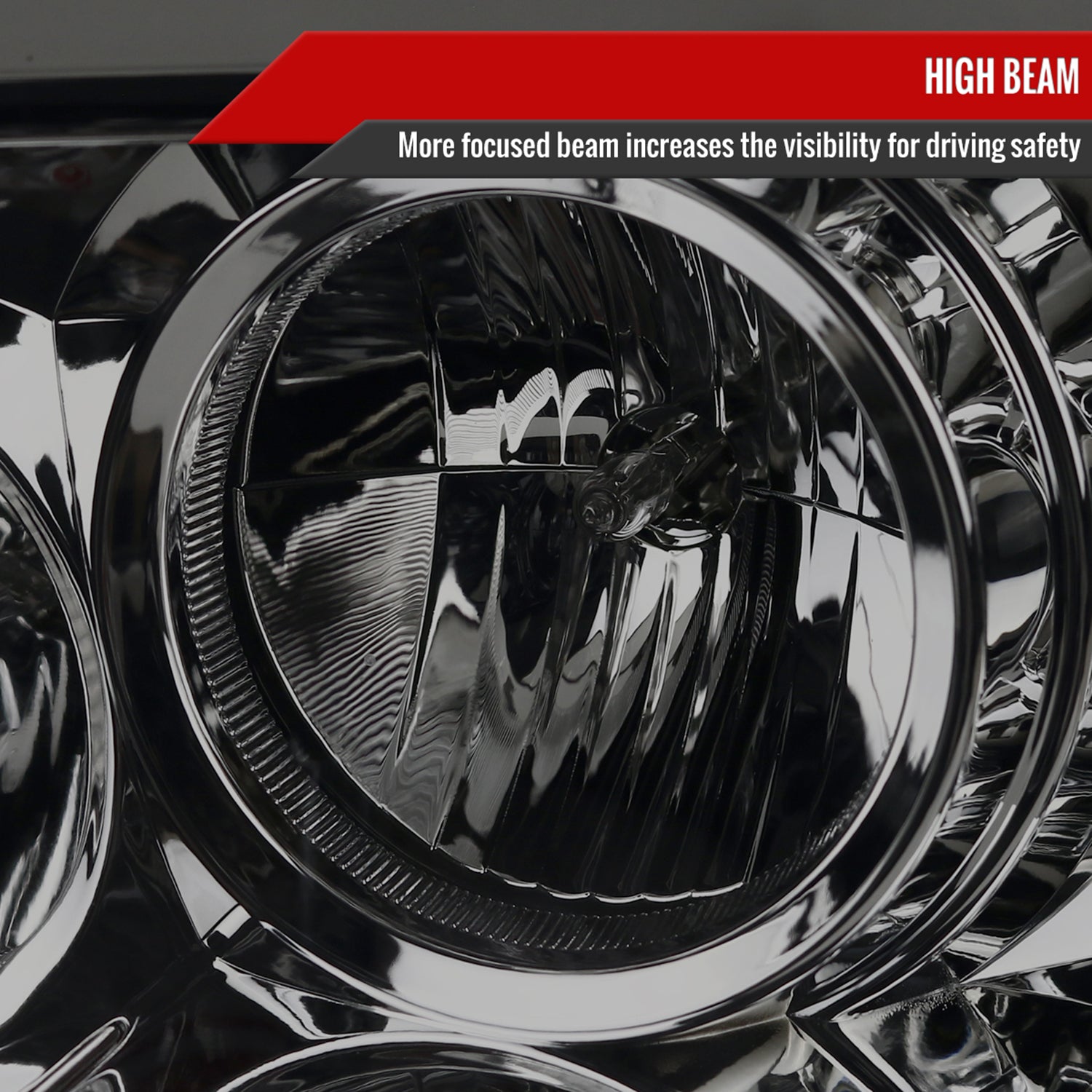 2007-2013 Toyota Tundra/ 08-2017 Sequoia LED CBar Projector Headlights Smoke