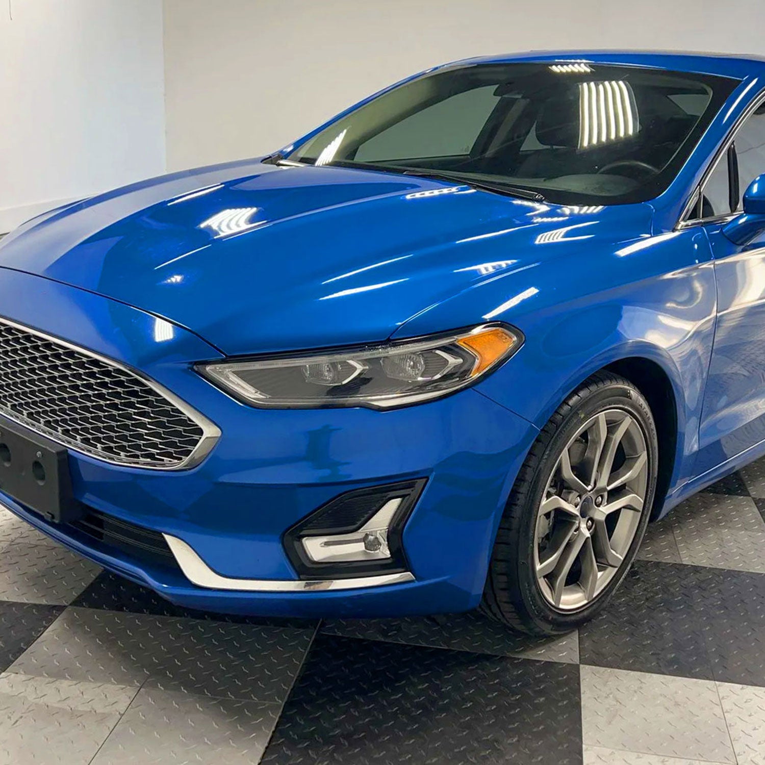 2019-2020 Ford Fusion LED Fog Lights Kit Chrome Housing/Clear Lens