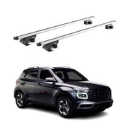 2020-2026 Hyundai Venue Roof Rack Cross Bars Silver Luggage Carrier 2 Pcs