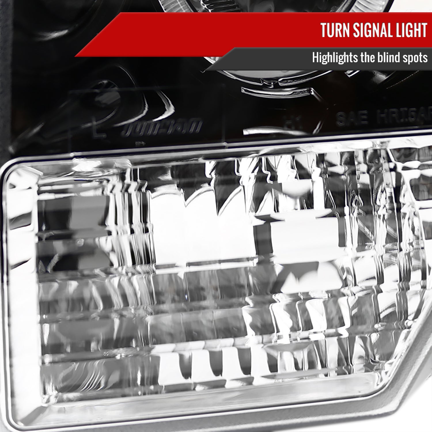2009-2014 Ford F-150 Dual Halo Projector Headlights Jet Black/Clear Lens