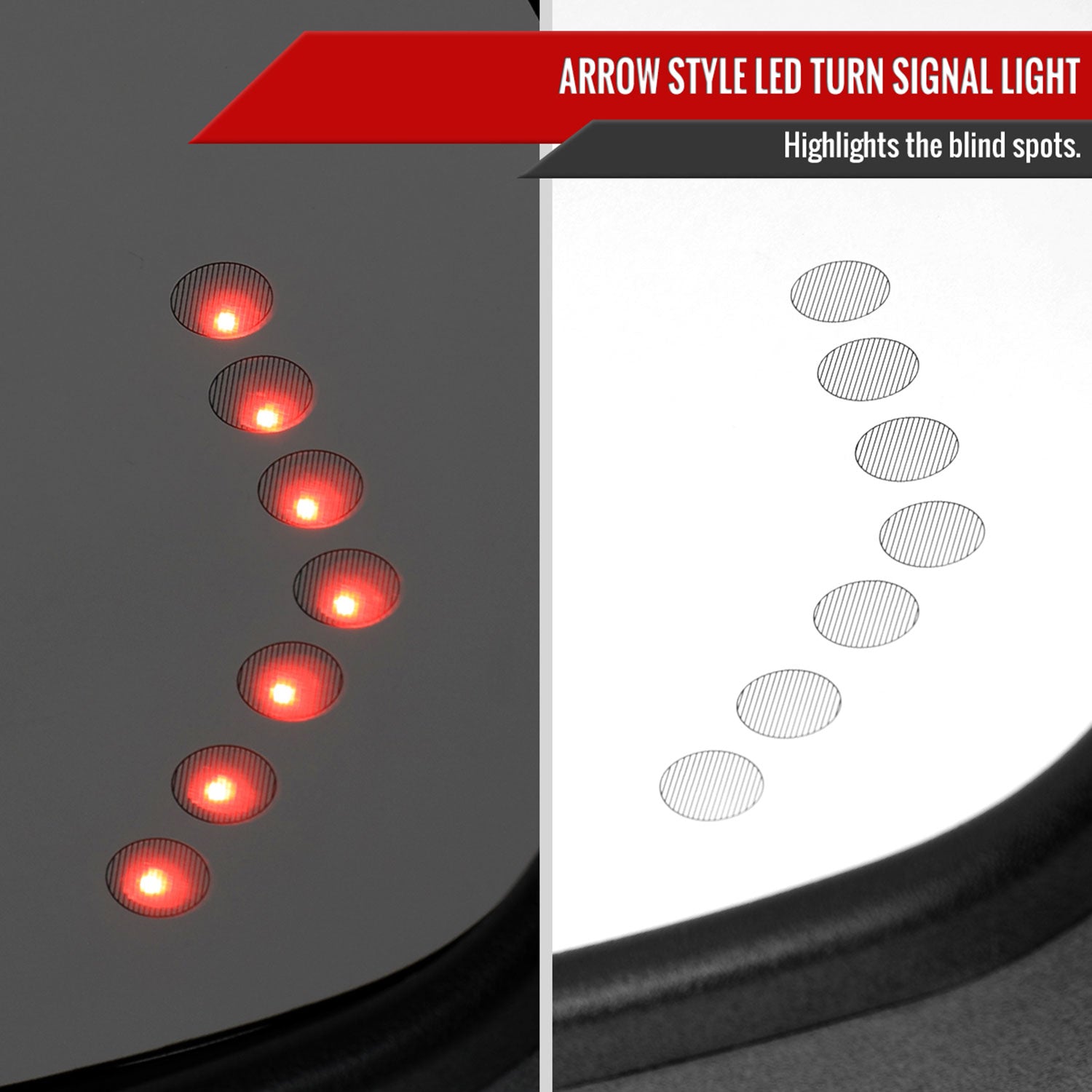 2007-2013 Chevy Silverado /Sierra Auto-Fold&Heated Side Mirror Passenger Black