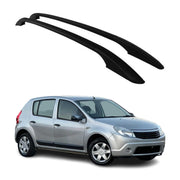 2008-2012 Dacia Sandero I Hatchback Roof Rack Rails Side Rails Black